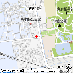 佐賀県小城市西小路210周辺の地図