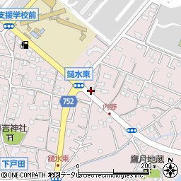 福岡県久留米市高良内町4387周辺の地図