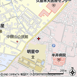 福岡県久留米市高良内町4477周辺の地図