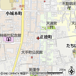 佐賀県小城市小城町113-1周辺の地図