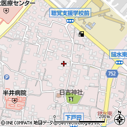 福岡県久留米市高良内町4442周辺の地図