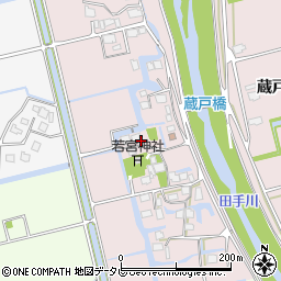佐賀県神埼市蔵戸周辺の地図