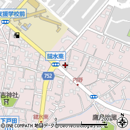 福岡県久留米市高良内町4388周辺の地図