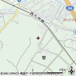 佐賀県伊万里市東山代町里384周辺の地図