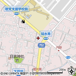 福岡県久留米市高良内町4394周辺の地図