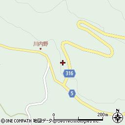佐賀県伊万里市東山代町川内野4953-2周辺の地図