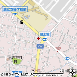 福岡県久留米市高良内町4393-4周辺の地図