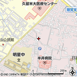 福岡県久留米市高良内町4430周辺の地図