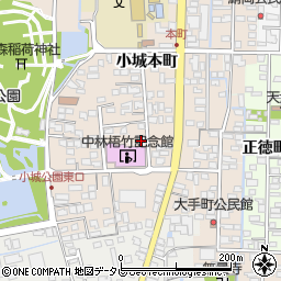 佐賀県小城市小城町159周辺の地図