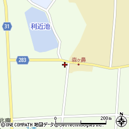 愛媛県宇和島市三間町務田288周辺の地図