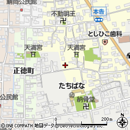 佐賀県小城市本告1057-1周辺の地図
