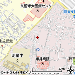 福岡県久留米市高良内町4427周辺の地図