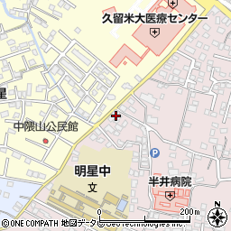 福岡県久留米市高良内町4476周辺の地図