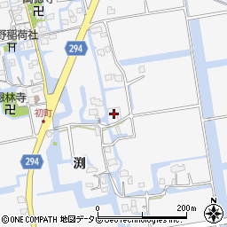 佐賀県佐賀市兵庫町渕2477-1周辺の地図