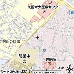 福岡県久留米市高良内町4429周辺の地図