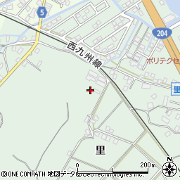 佐賀県伊万里市東山代町里388周辺の地図