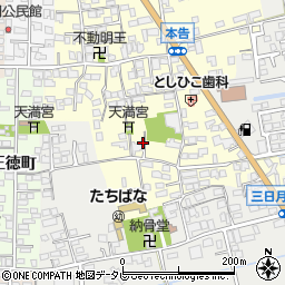 佐賀県小城市本告1049-3周辺の地図