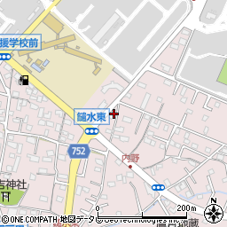 福岡県久留米市高良内町4390周辺の地図