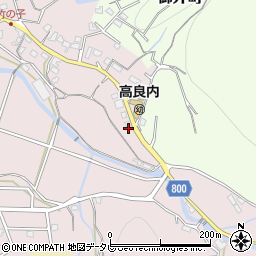 福岡県久留米市高良内町1228周辺の地図