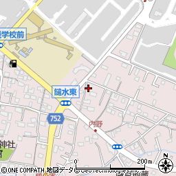 福岡県久留米市高良内町2973周辺の地図