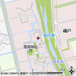 佐賀県神埼市神埼町本堀422-2周辺の地図