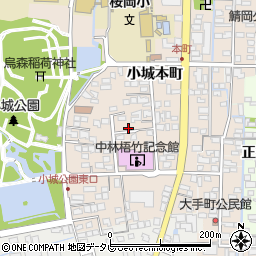 佐賀県小城市小城町159-48周辺の地図