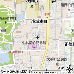 佐賀県小城市小城町159-35周辺の地図