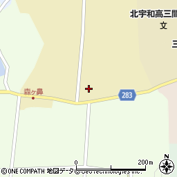 愛媛県宇和島市三間町戸雁494周辺の地図
