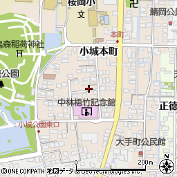 佐賀県小城市小城町159-36周辺の地図