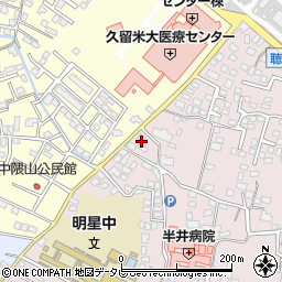 福岡県久留米市高良内町4475周辺の地図