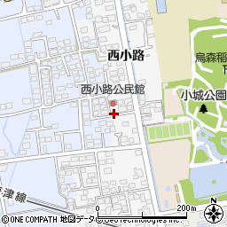 佐賀県小城市小城町211-14周辺の地図