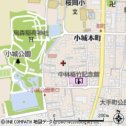 佐賀県小城市小城町159-26周辺の地図