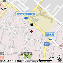 福岡県久留米市高良内町4408周辺の地図