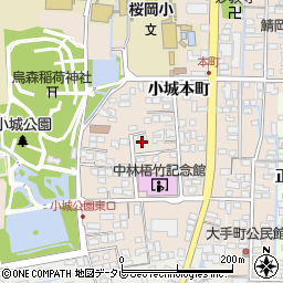 佐賀県小城市小城町159-1周辺の地図