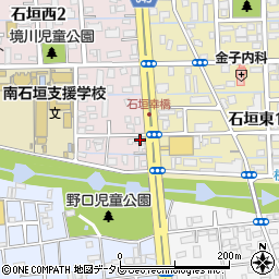 赤江生花店周辺の地図