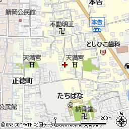 佐賀県小城市本告1079-4周辺の地図