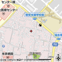 福岡県久留米市高良内町4416-8周辺の地図