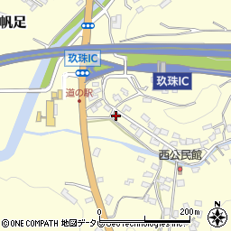 大分県玖珠郡玖珠町帆足2082周辺の地図