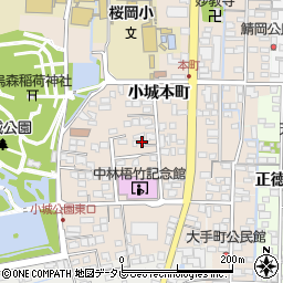 佐賀県小城市小城町159-45周辺の地図
