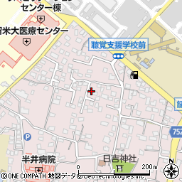 福岡県久留米市高良内町4420周辺の地図