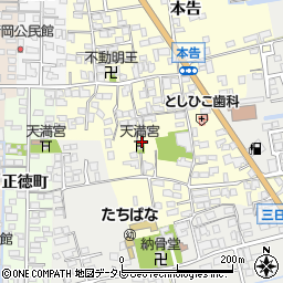 佐賀県小城市本告1052-6周辺の地図