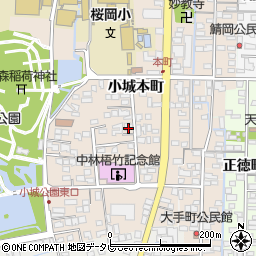 佐賀県小城市小城町159-13周辺の地図