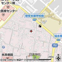 福岡県久留米市高良内町4416周辺の地図