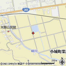 佐賀県小城市小城町栗原116周辺の地図