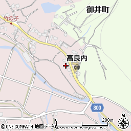 福岡県久留米市高良内町1231周辺の地図