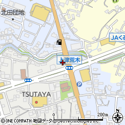 ガスト久留米上津店周辺の地図
