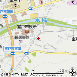 高知県室戸市室津2387周辺の地図