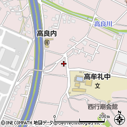 福岡県久留米市高良内町3104周辺の地図