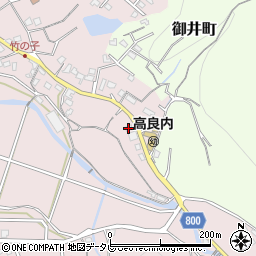 福岡県久留米市高良内町1233周辺の地図