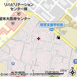 福岡県久留米市高良内町2897周辺の地図